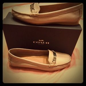 Coach leather flats. Ladies Size 10.